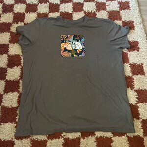 THE NORTH FACE Wanderer Floral Box Men’s T-Shirt | Gray Size XXL